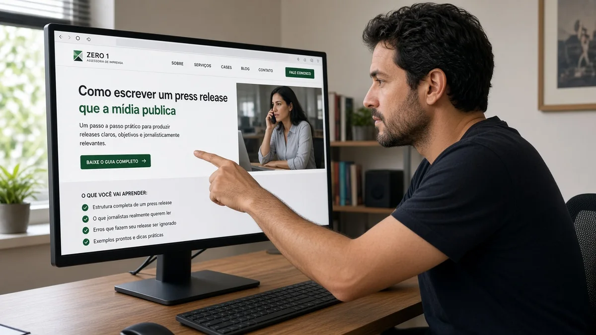 Como Escrever um Press Release: Estrutura e Checklist